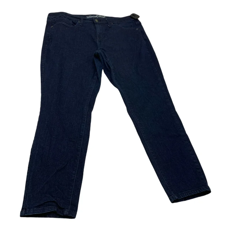 Women's Jodhpurs with V-Shaped HemJeans Skinny By Universal Thread In Blue Denim, Size: 16