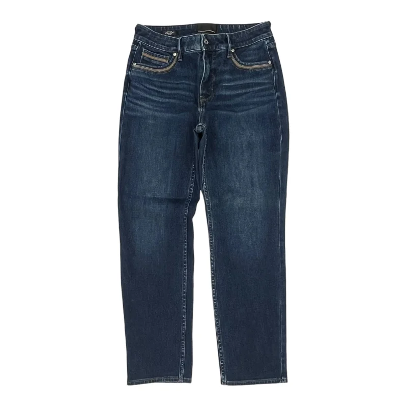 Women's Jodhpurs with Notched CollarJeans Skinny By White House Black Market In Blue Denim, Size:6