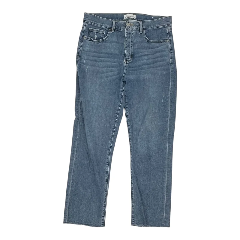 Women's Jodhpurs with Straight HemJeans Straight By Loft In Blue Denim, Size:10