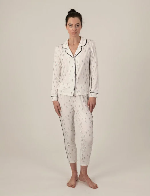 women's pajamas with a classic designAspen Dream Bamboo Long Pajama