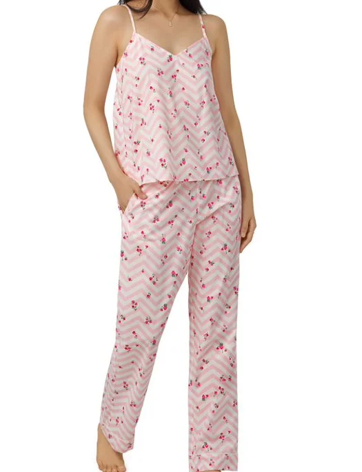 women's pajamas with a touch of luxuryBedhead Josephine Woven Cotton Poplin Tank and Pant Set