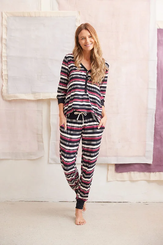 women's pajamas for gift-givingHenley Top + Harem Pant