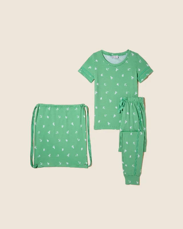 women's pajamas for campingT Shirt And Jogger In Bag